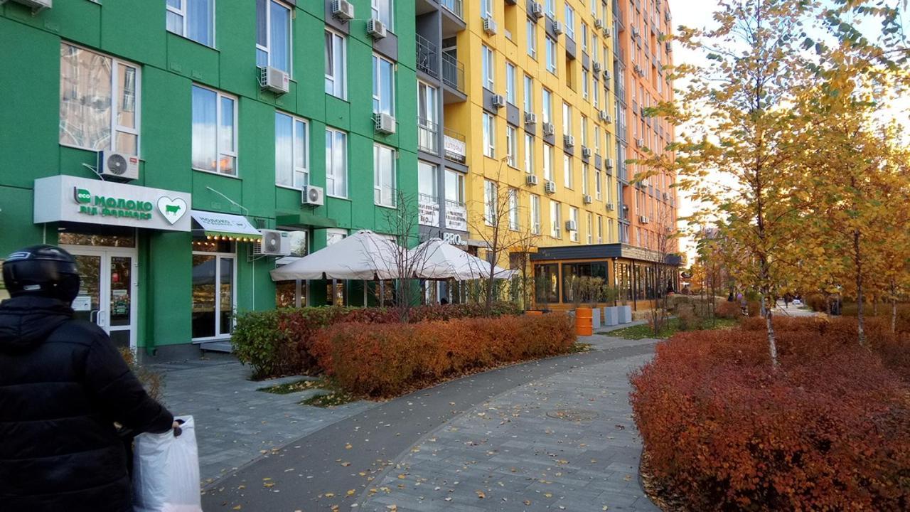 Positive Smile Studio Apartment In The Colorful Comfort Town Residental Complex. Kt-06. Kiev Exterior foto